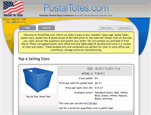 Tablet Screenshot of postaltotes.com